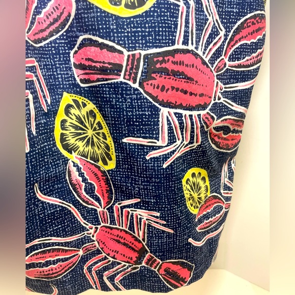 Lobster Men’s Swim Trunks Preppy Bathing Suit Blue Beach Swim Pool Size XXL - Picture 9 of 15